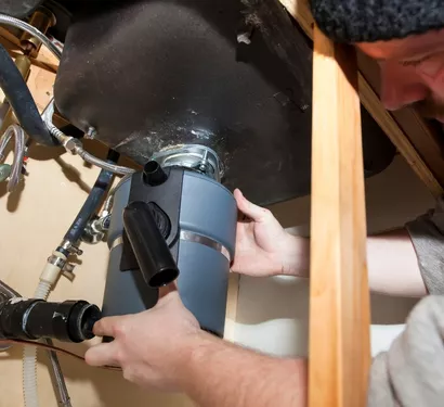 Fixing a jammed garbage disposal in Tempe