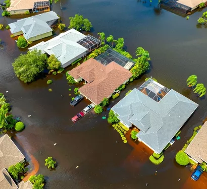 Water extraction after flooding in Tempe