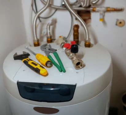 Fixing a residential plumbing issue in Tempe