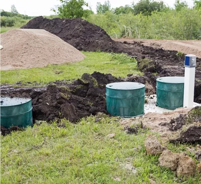 Repairing a septic tank issue in Tempe