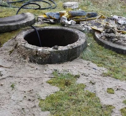 Excavating for a sewer line repair in Tempe