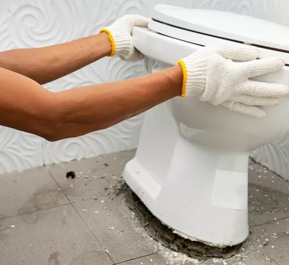 Fixing a running toilet in Tempe