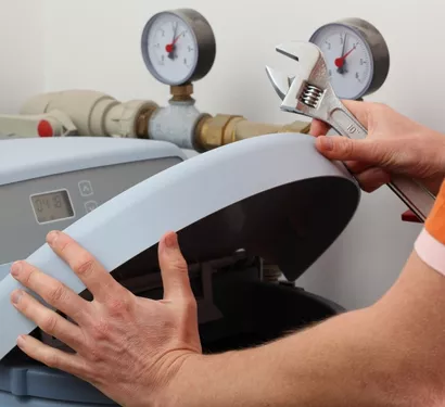Diagnosing a water softener issue in Tempe